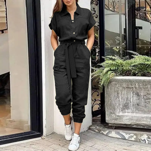 Braelyn - Stylish Cargo Jumpsuit