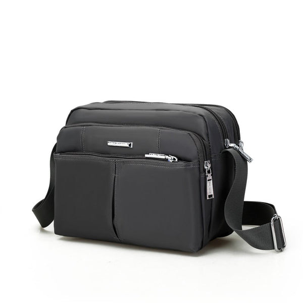 Junbert - Multi-Compartment Crossbody Messenger Bag