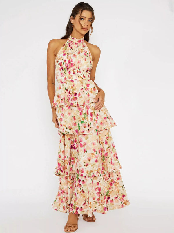 Anaya - Floral Halterneck Maxi Dress