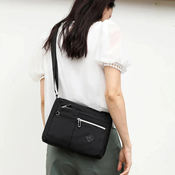 Hazelle - Lightweight Multi-Pocket Crossbody Bag