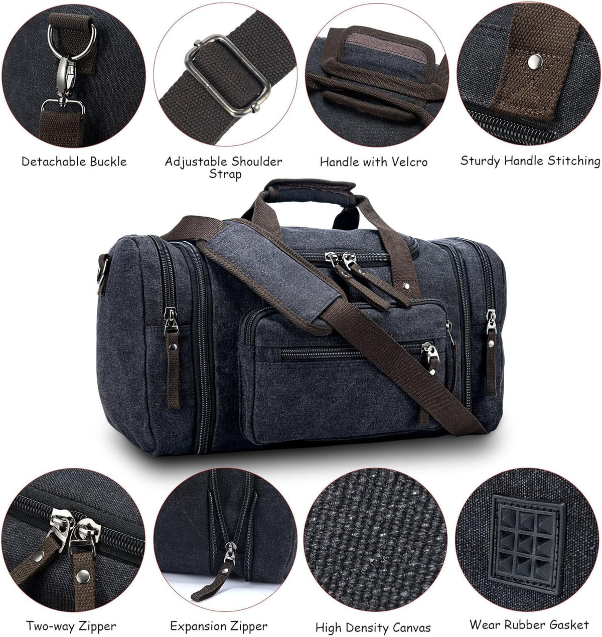 Tote - Canvas Expandable Duffle Bag