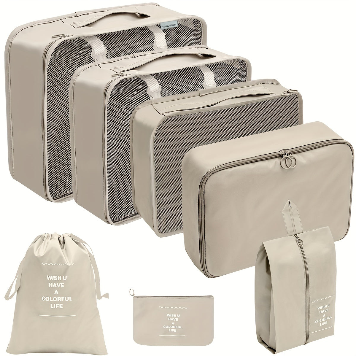 Saver - Travel Packing Cubes Set (7 Pieces)