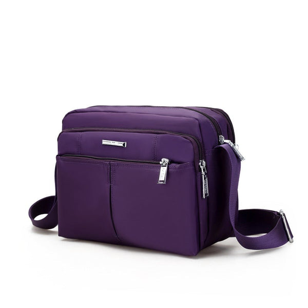 Junbert - Multi-Compartment Crossbody Messenger Bag