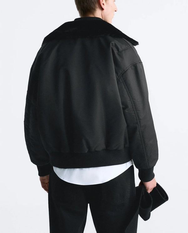 Ilyas - Sherpa Collar Bomber Jacket