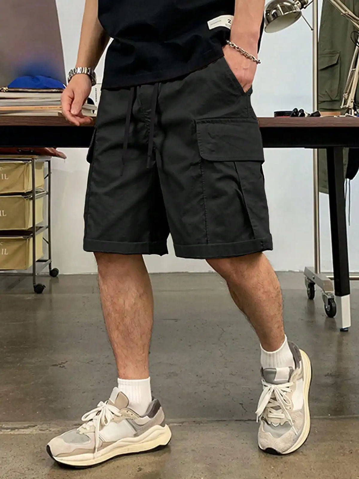 Cortez - Men's Drawstring Cargo Shorts