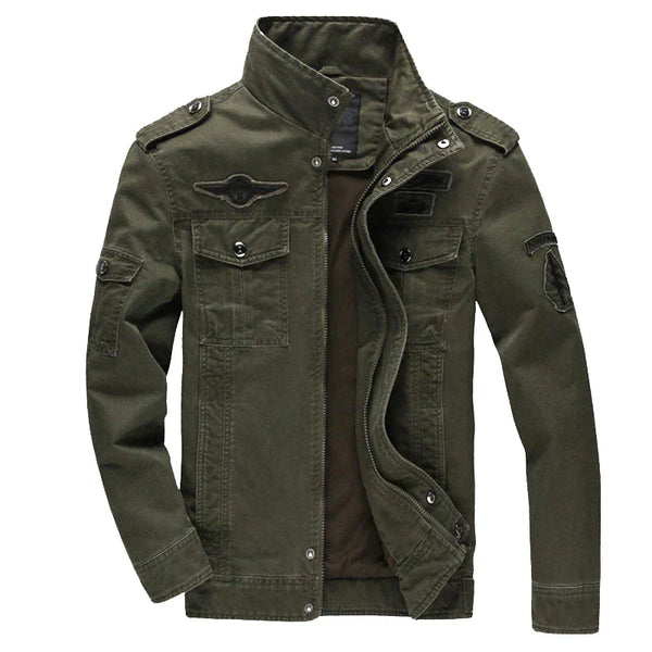 Lucas - Men's Military Jacket - Durable & Stylish for All Seasons