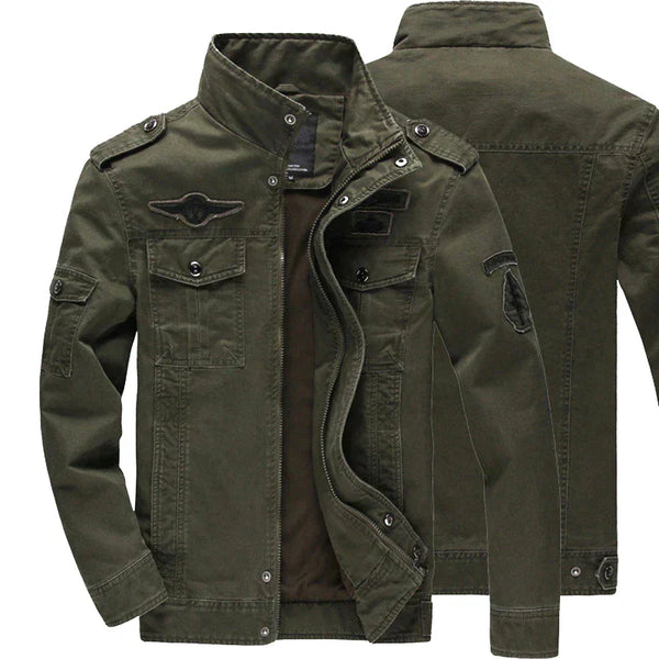 Lucas - Men's Military Jacket - Durable & Stylish for All Seasons