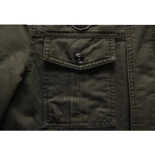 Lucas - Men's Military Jacket - Durable & Stylish for All Seasons