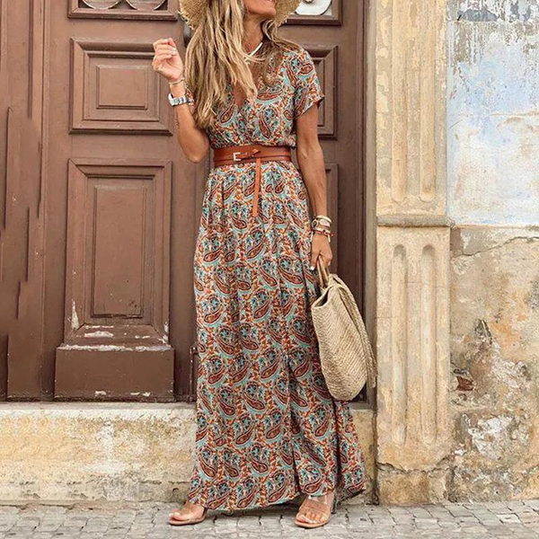 Lilibeth - Chic Boho Maxi Dress