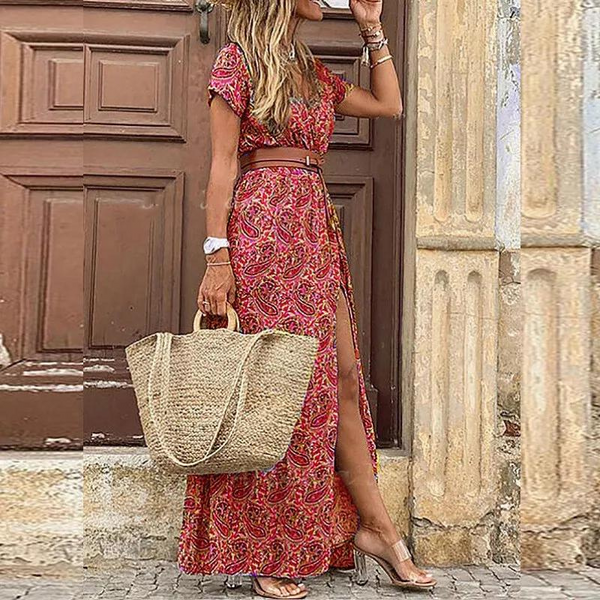 Lilibeth - Chic Boho Maxi Dress