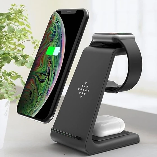 ChargePro - 3-in-1 Charger for Apple & Samsung - Universal Fast Charging in One Station