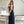 Hesper - V-Neck Slit Maxi Dress