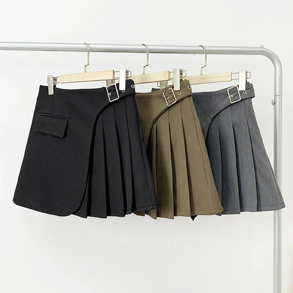 Gelie - Asymmetric Mini Skirt