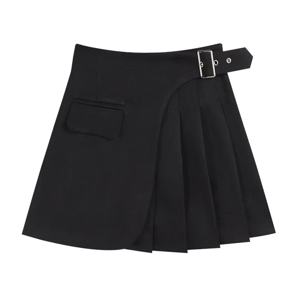 Gelie - Asymmetric Mini Skirt