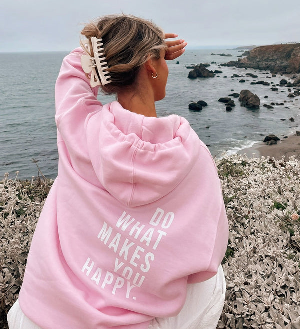 Tori - 'Do What Makes You Happy' Oversized Hoodie