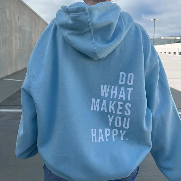 Tori - 'Do What Makes You Happy' Oversized Hoodie