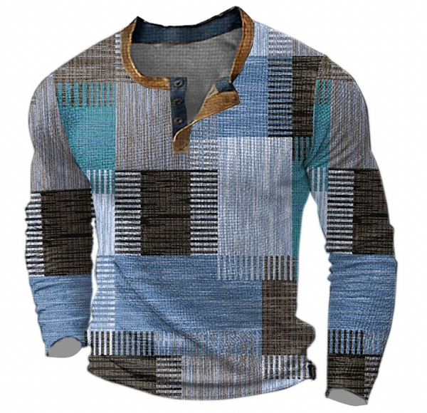 Damien - Abstract Stylish Men's Top