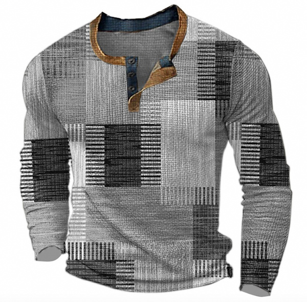 Damien - Abstract Stylish Men's Top