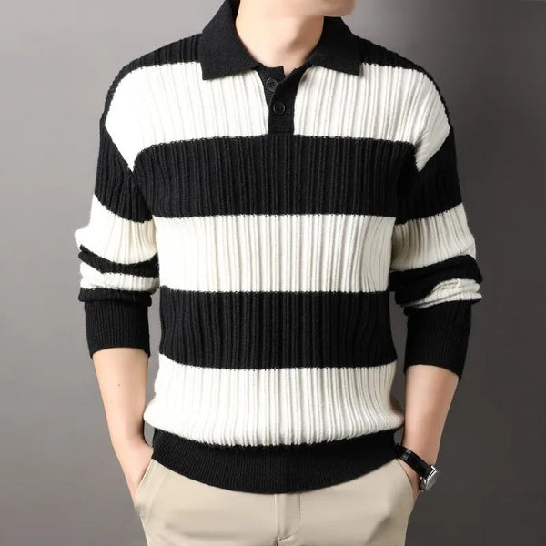 Atticus - Men's Cozy Sweater Stripe