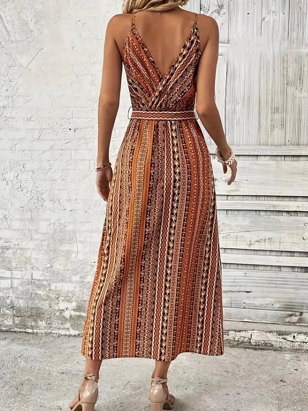 Elora - Stylish Boho V-Neck Maxi Dress