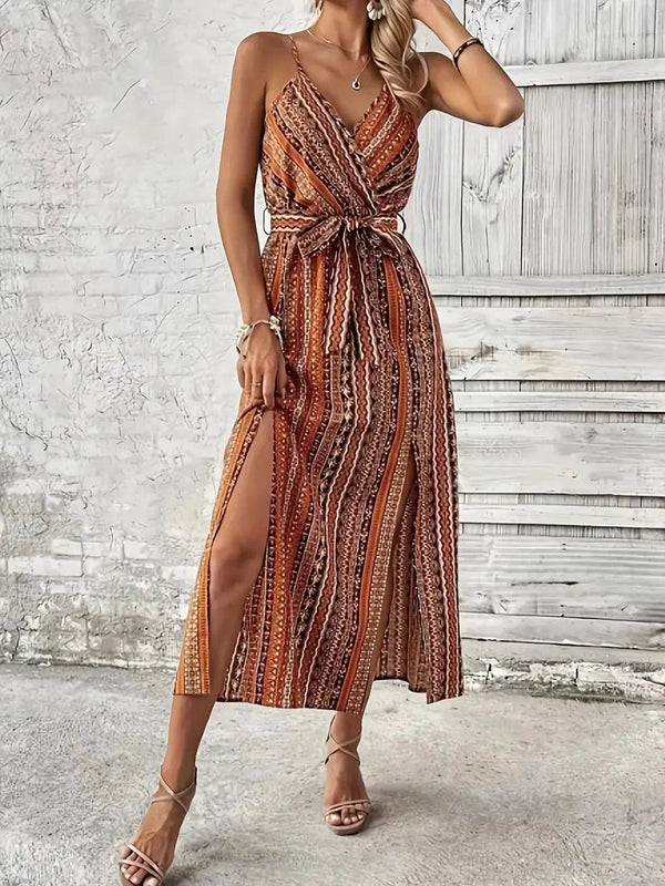 Elora - Stylish Boho V-Neck Maxi Dress