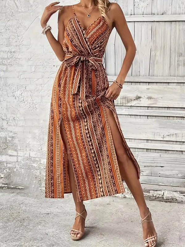 Elora - Stylish Boho V-Neck Maxi Dress