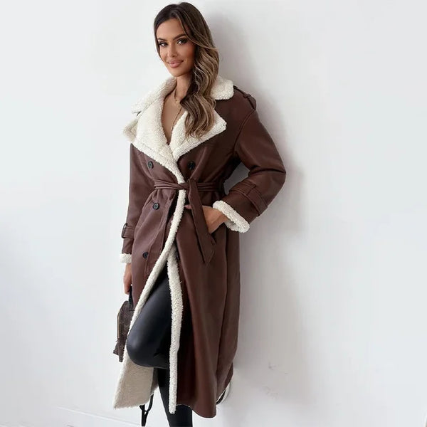 Johannah - Women's Button Down Long Coat