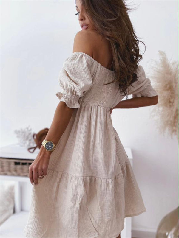 Ines - Off-Shoulder Mini Dress