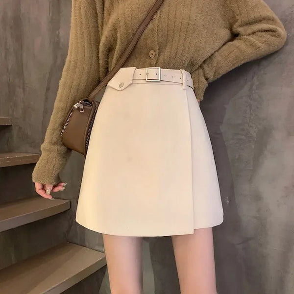 Venie - Mini Skirt With Belt