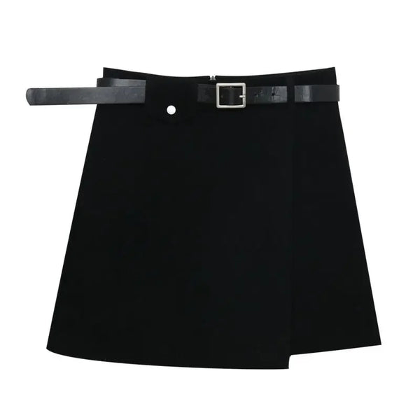 Venie - Mini Skirt With Belt