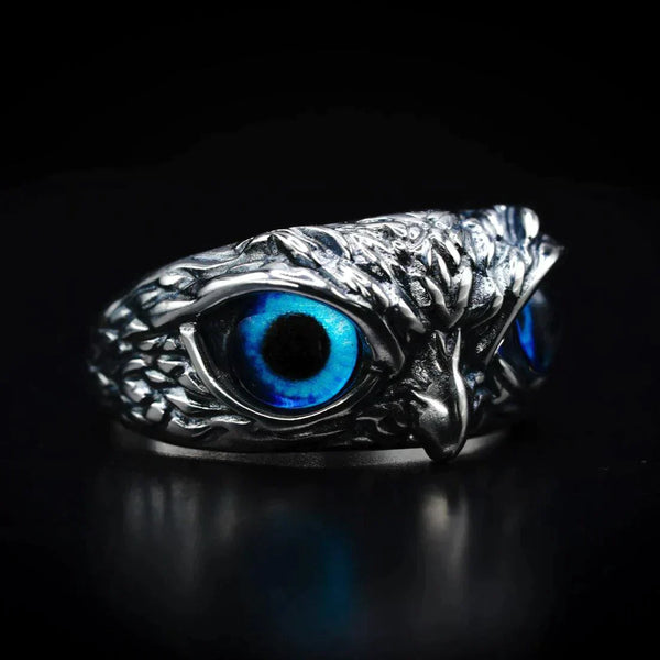 NightGuardian - Owl Eye Ring - Adjustable & Eye-Catching Design