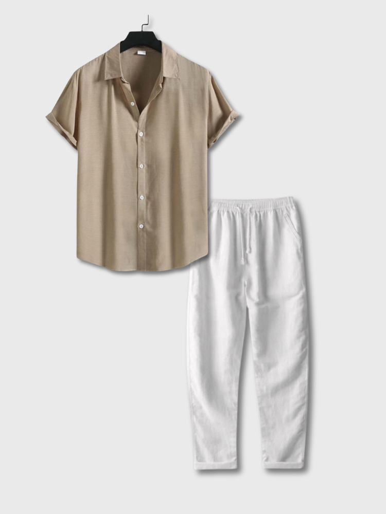 Lorenzo - Florence Night Linen Summer Set