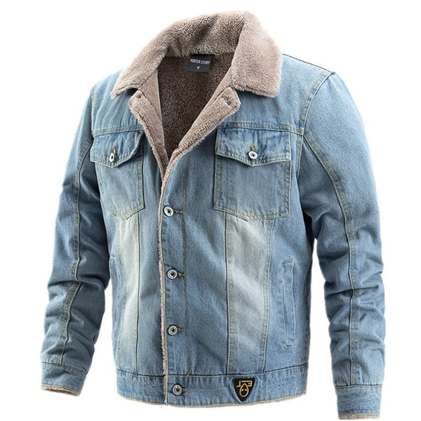 Bobeth – Men's Denim Jacket – Cozy & Stylish