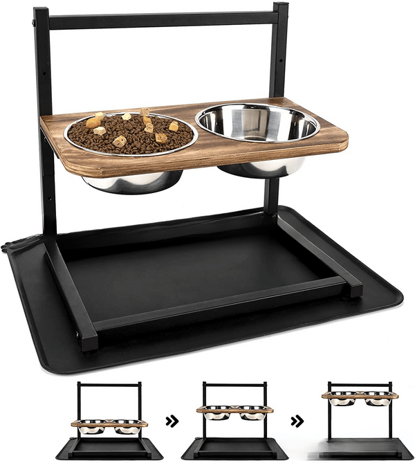 Elevated Dog Feeding Station – Comfortable and Convenient Meal Setup for Your Pet