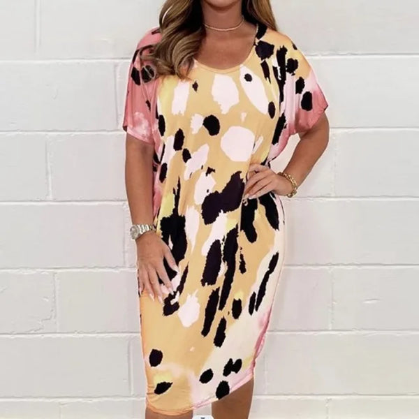 Christina - Leopard Print Loose Casual Dress