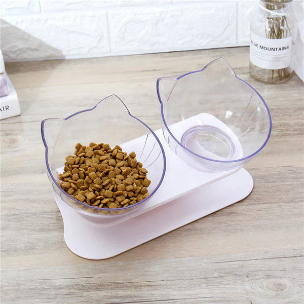 Elevated Raised Cat Feeder – Ergonomic Design for Comfortable Eating and Healthy Digestion