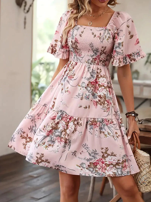 Laken - Relaxed Boho Floral Mini Dress