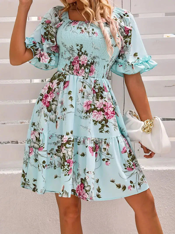 Laken - Relaxed Boho Floral Mini Dress