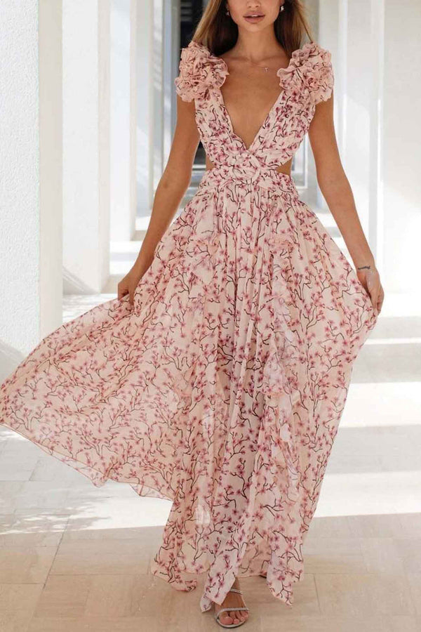 Carmella - Stunning Maxi Pink Dress