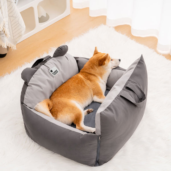 Dog Car Bed - Comfortable, Portable & Perfect for Travel with Your Pet