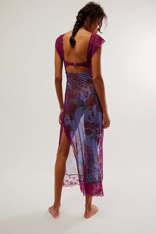 Fresca - Chic Printed Maxi Dress