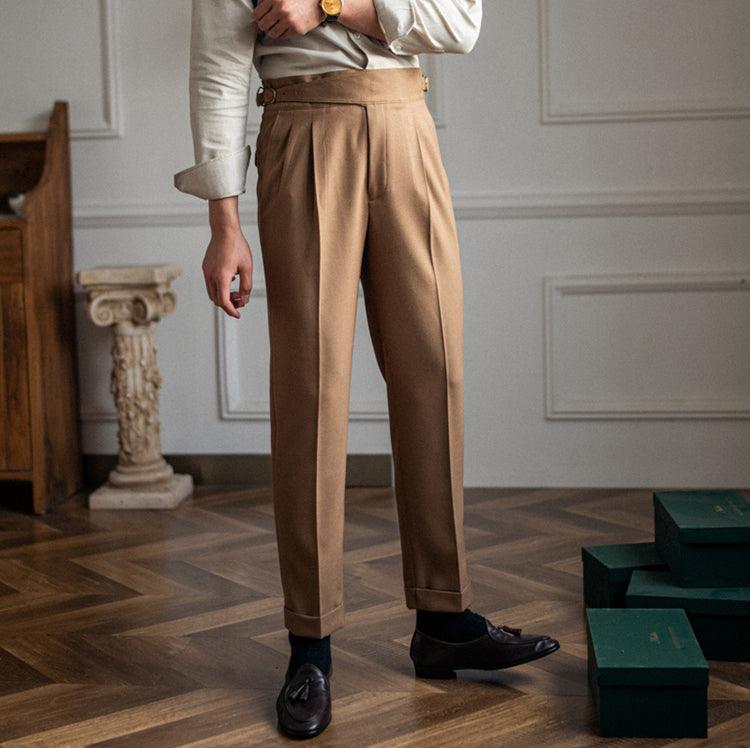 Manolo - Pleated Trousers for Men