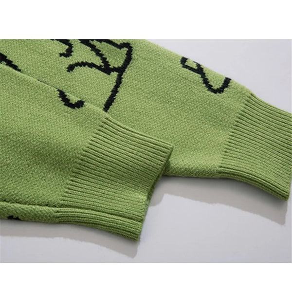 Isidro - Harajuku Dinosaur Knit Pullover