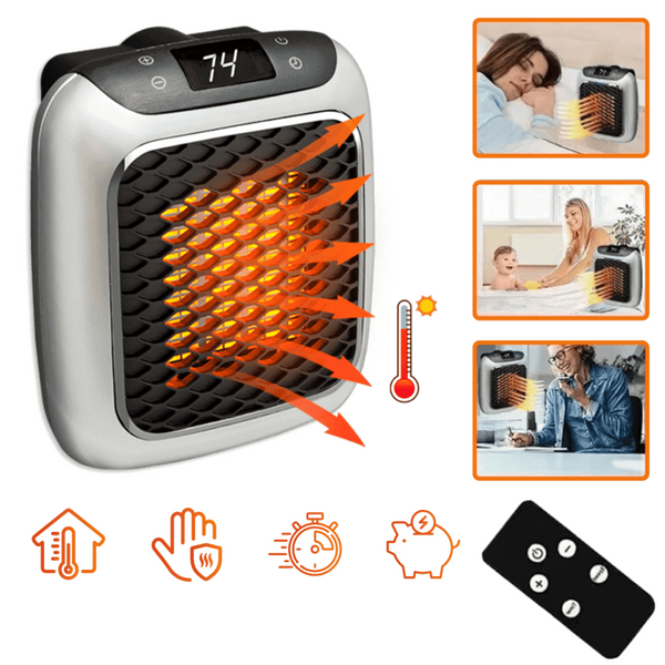 HeatWave - Mini Heater - Compact Warmth for Any Space, Instant Comfort