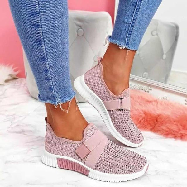 Lilah - Slip-On Velcro Sneakers for Women