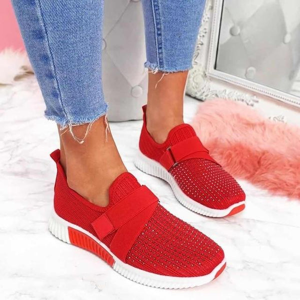 Lilah - Slip-On Velcro Sneakers for Women