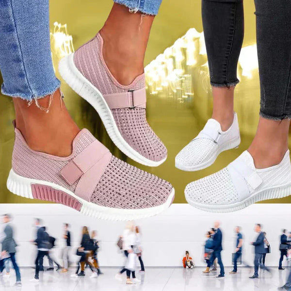 Lilah - Slip-On Velcro Sneakers for Women