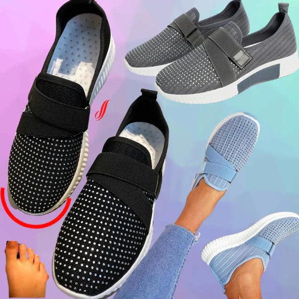 Lilah - Slip-On Velcro Sneakers for Women