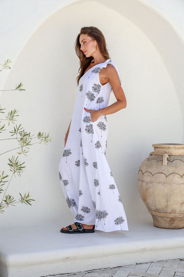 Cordelia - Elegant One Shoulder Boho Dress