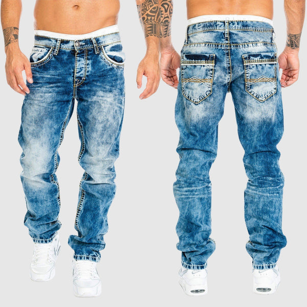 Raph - Men's Faded Denim Jeans